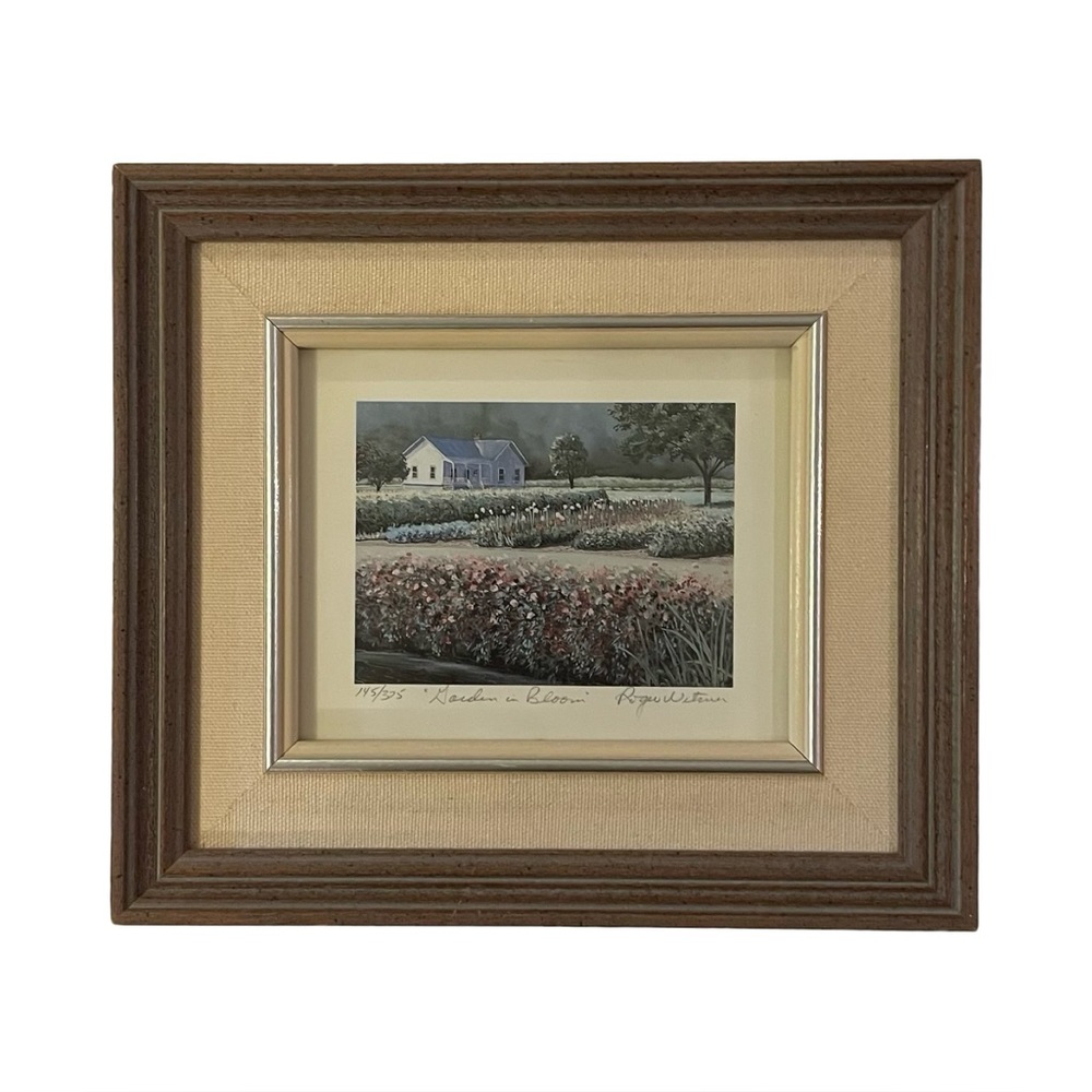 "Garden in Bloom" Print by Roger Witman – Limited Edition #145/375